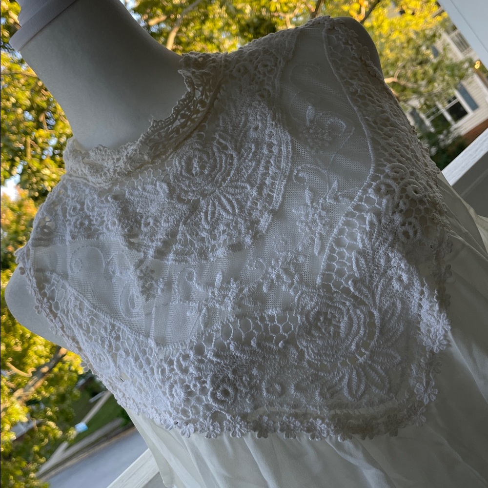 Elegant White Lace Blouse